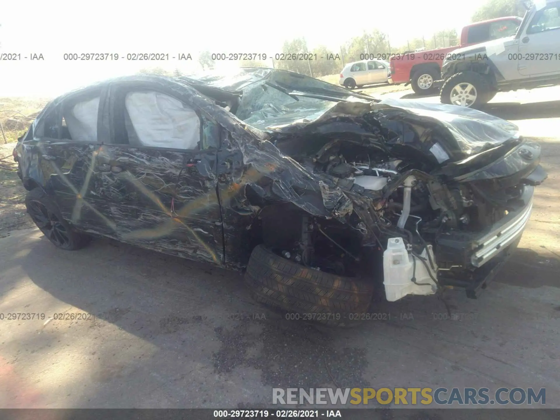 1 Photograph of a damaged car 5YFS4MCE0MP059007 TOYOTA COROLLA 2021