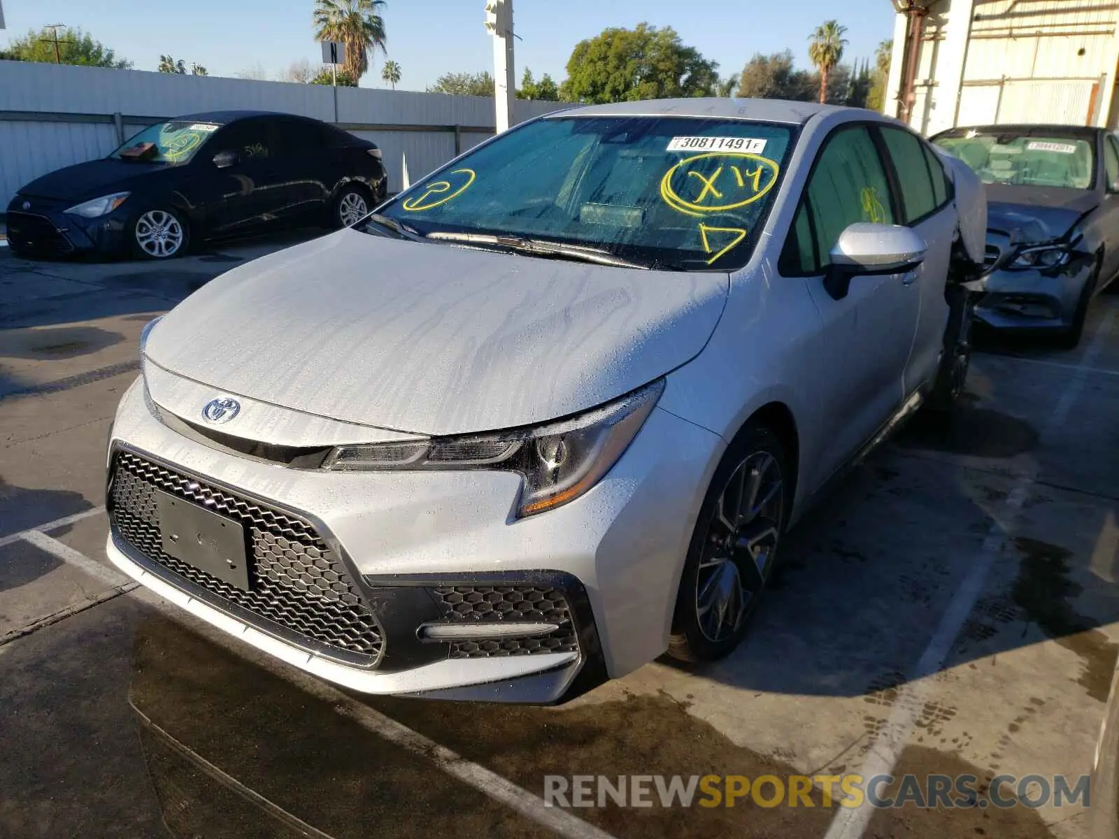 2 Photograph of a damaged car 5YFS4MCE0MP059802 TOYOTA COROLLA 2021