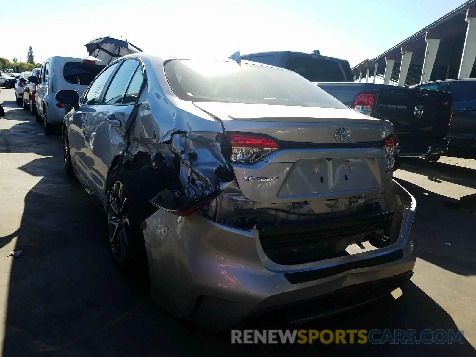 3 Photograph of a damaged car 5YFS4MCE0MP059802 TOYOTA COROLLA 2021