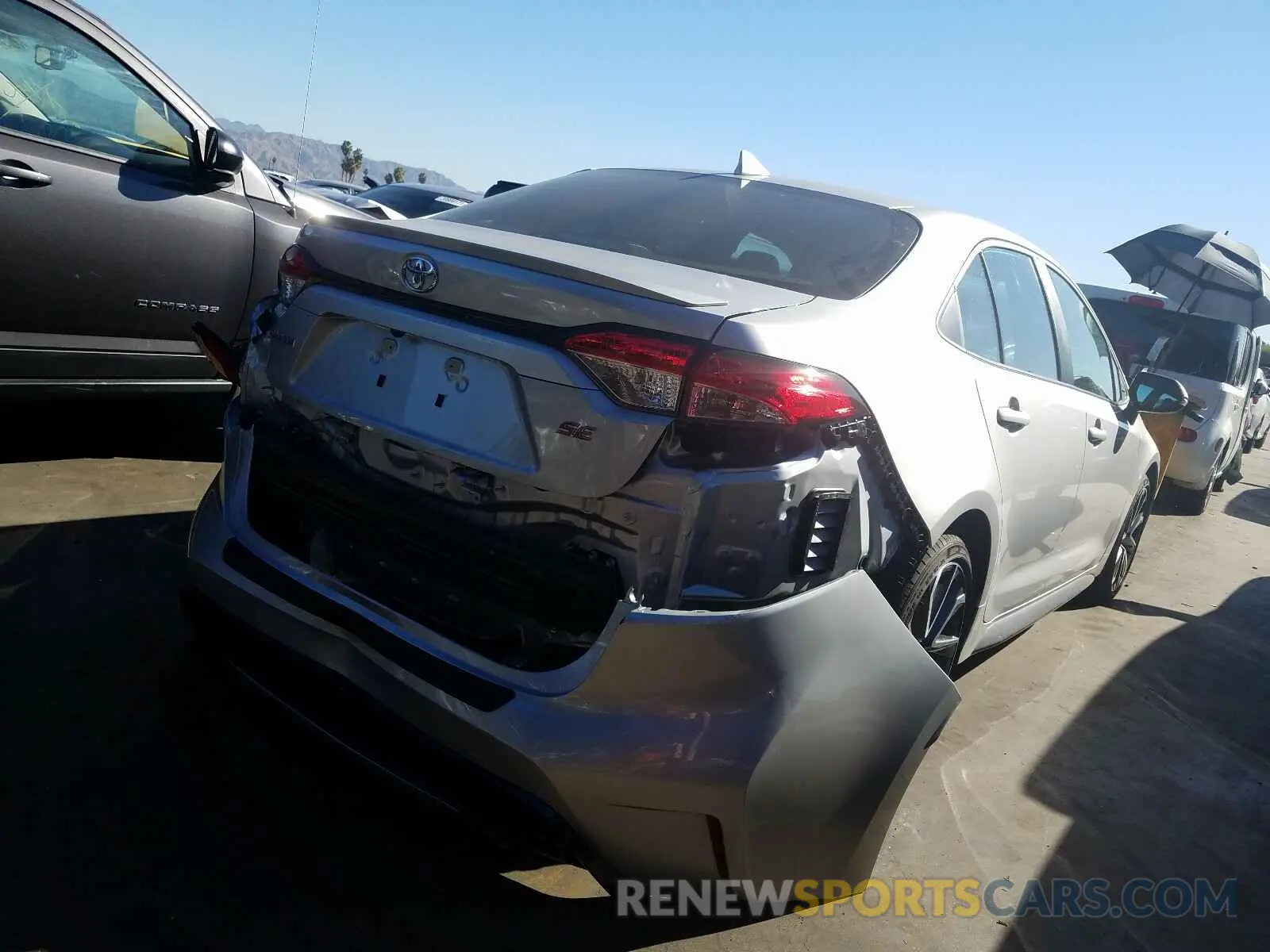 4 Photograph of a damaged car 5YFS4MCE0MP059802 TOYOTA COROLLA 2021