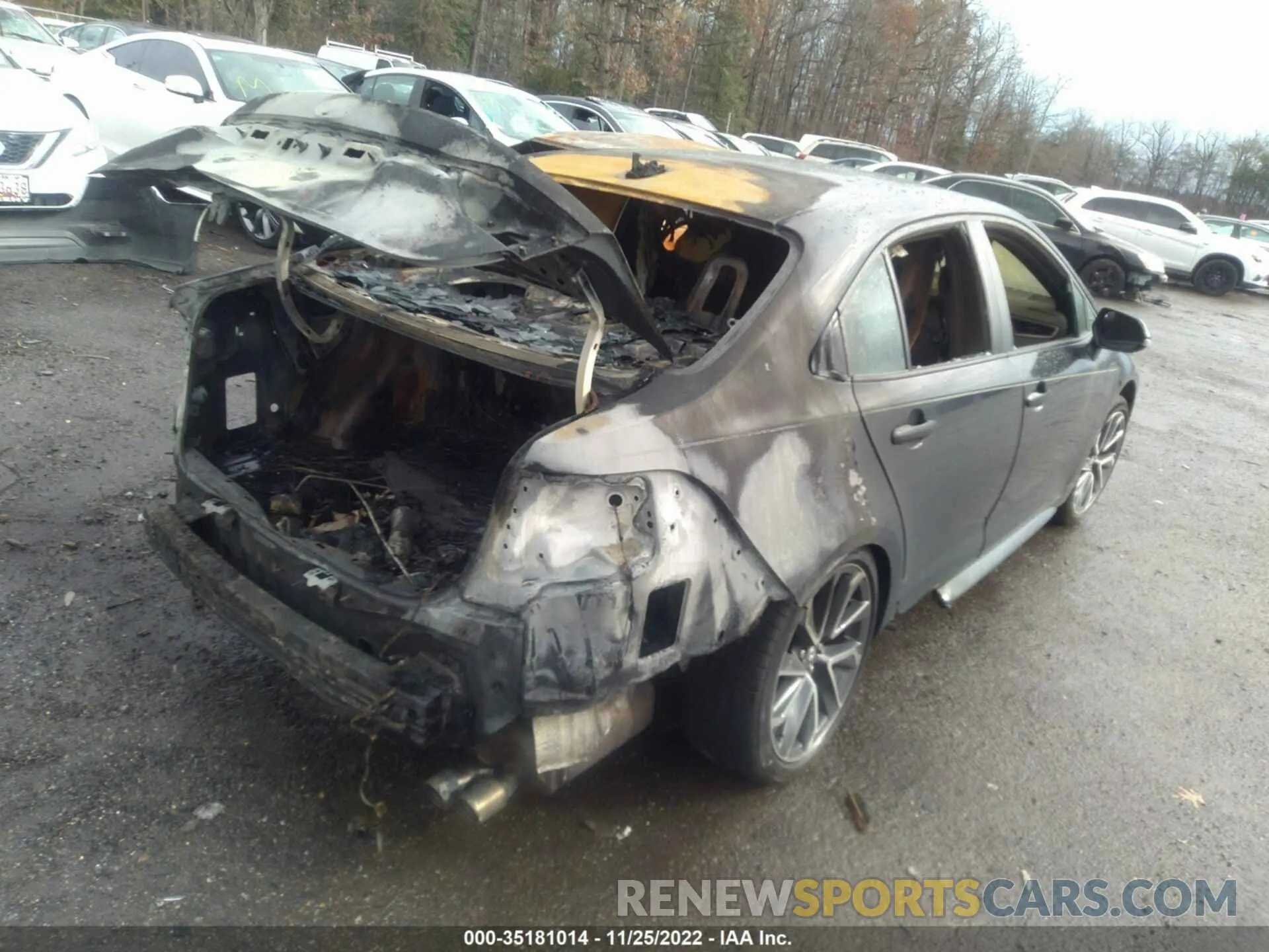 4 Фотография поврежденного автомобиля 5YFS4MCE0MP060268 TOYOTA COROLLA 2021