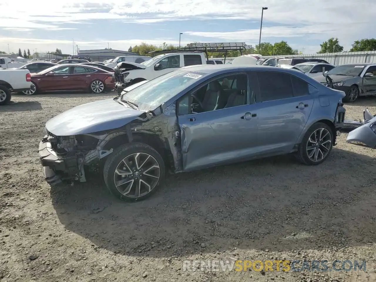 1 Photograph of a damaged car 5YFS4MCE0MP060450 TOYOTA COROLLA 2021