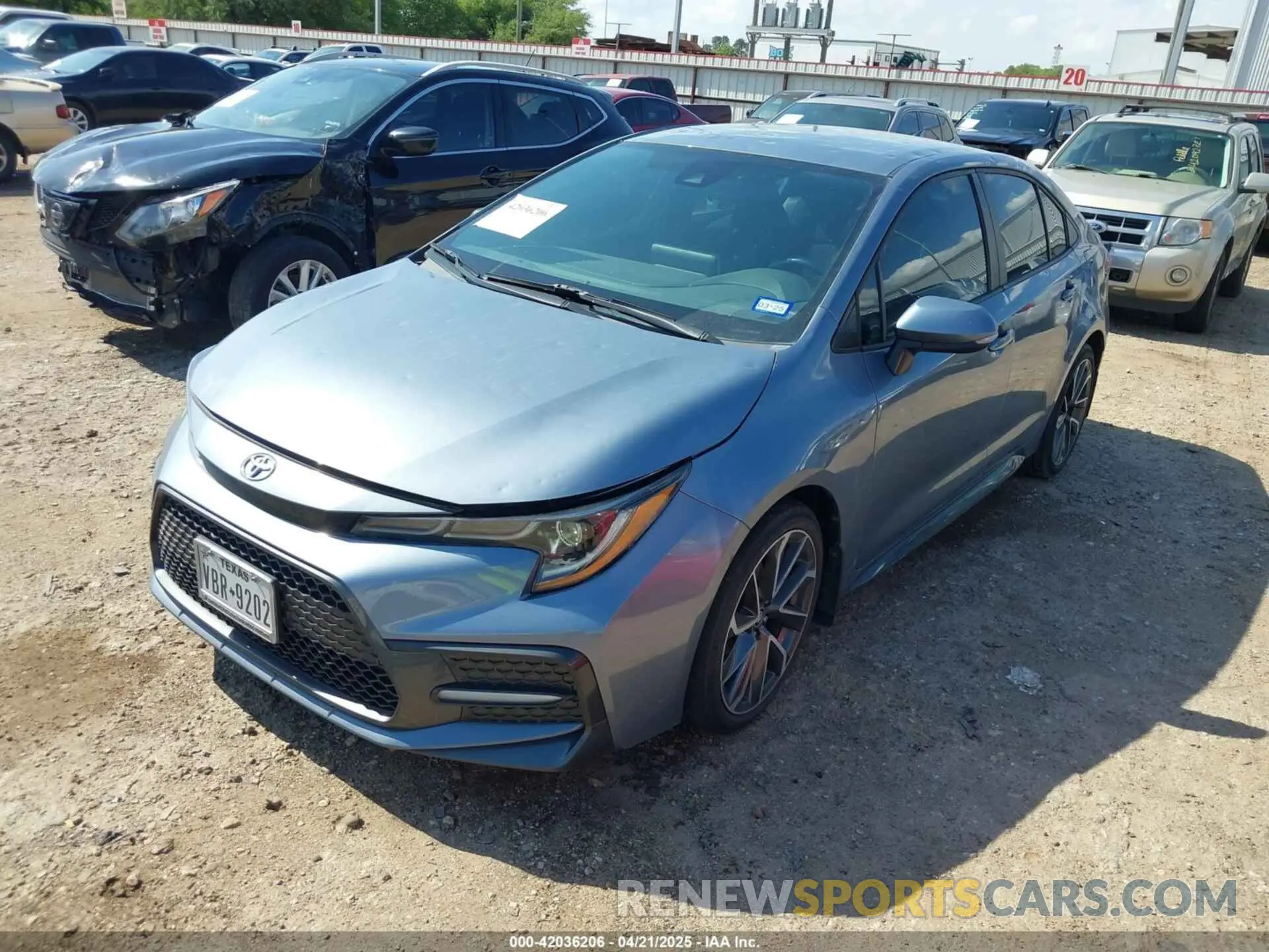 2 Photograph of a damaged car 5YFS4MCE0MP080441 TOYOTA COROLLA 2021