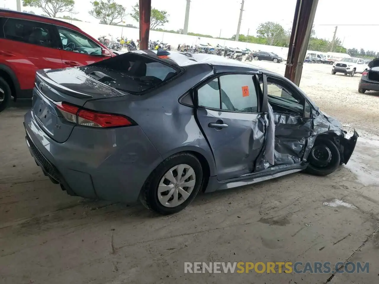 3 Photograph of a damaged car 5YFS4MCE0MP096767 TOYOTA COROLLA 2021