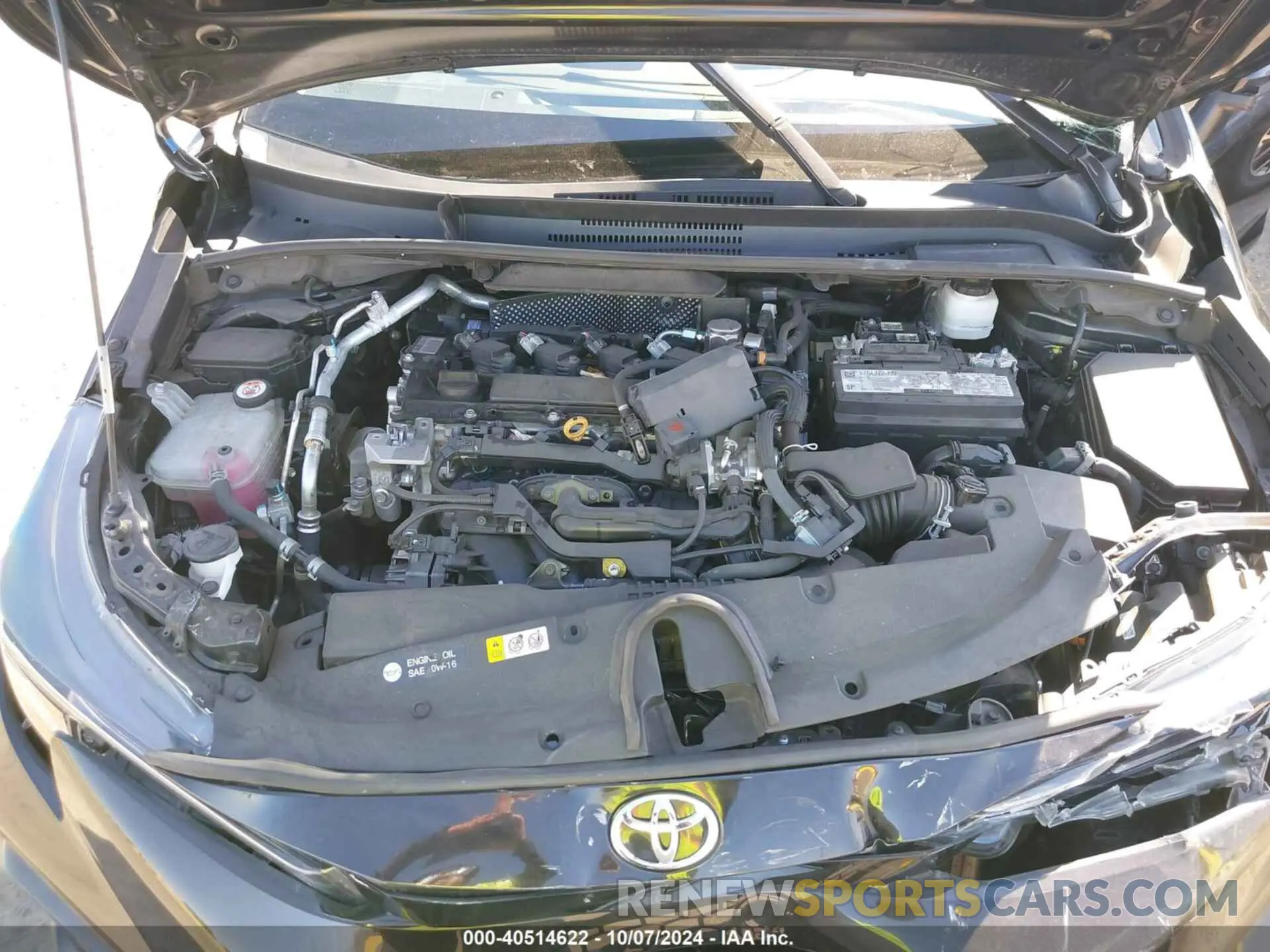 10 Photograph of a damaged car 5YFS4MCE1MP095983 TOYOTA COROLLA 2021