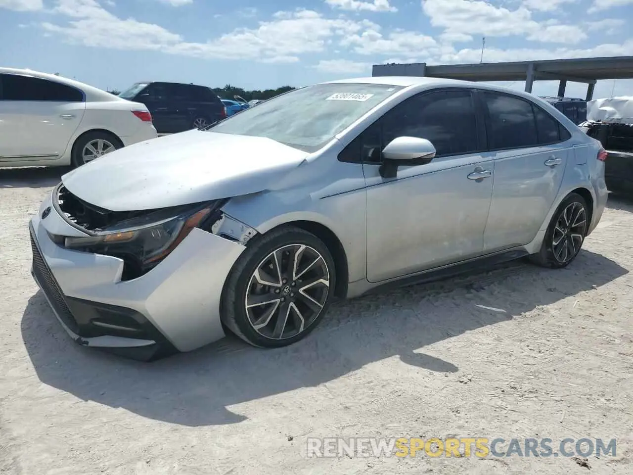 1 Photograph of a damaged car 5YFS4MCE2MP062510 TOYOTA COROLLA 2021