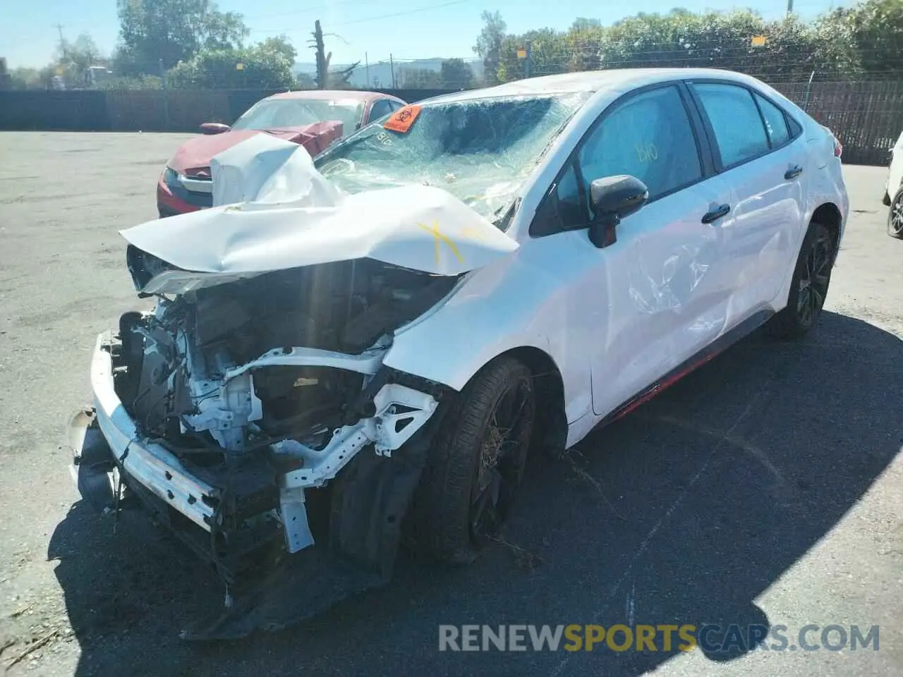 2 Photograph of a damaged car 5YFS4MCE2MP065102 TOYOTA COROLLA 2021