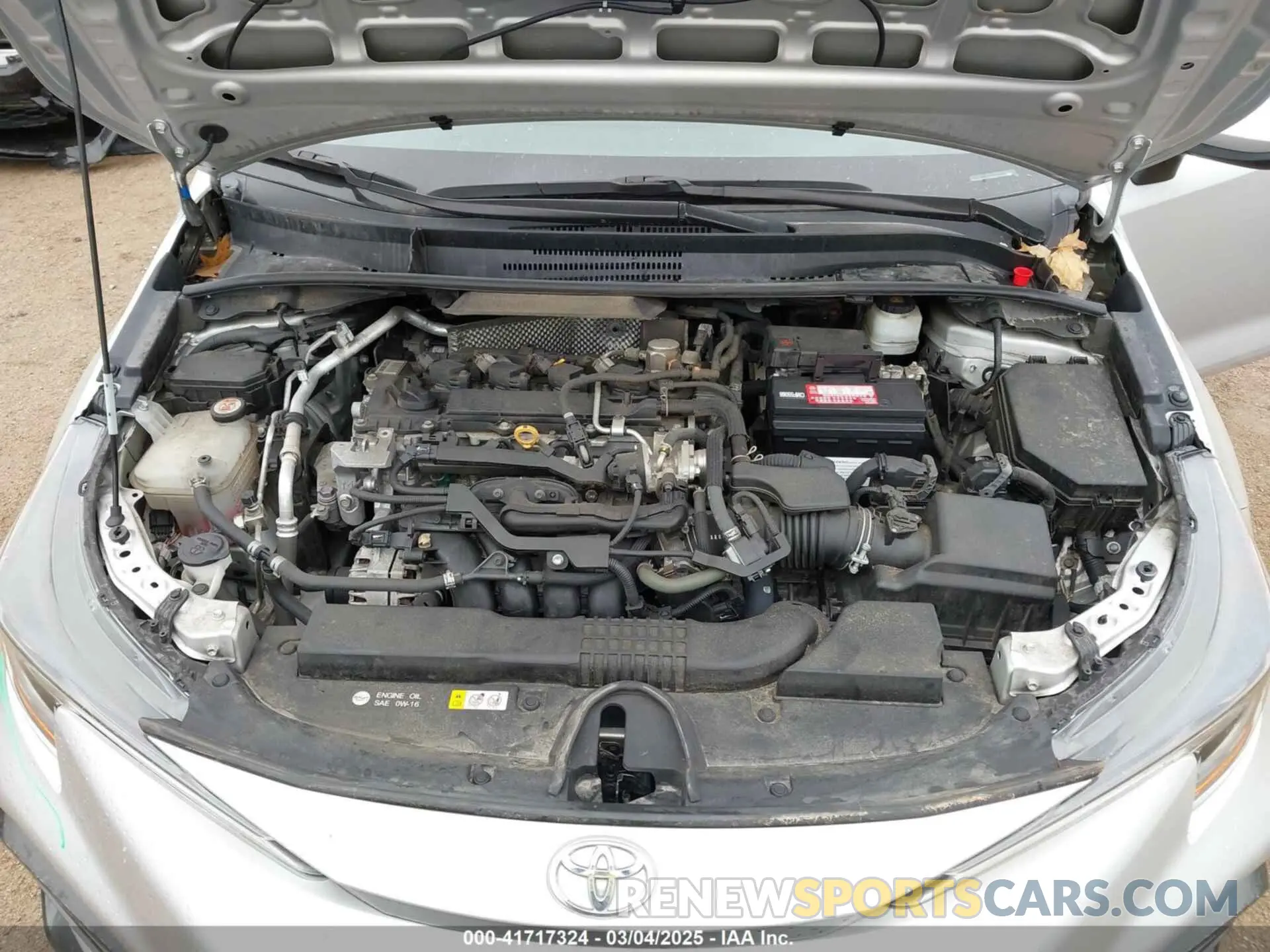10 Photograph of a damaged car 5YFS4MCE2MP072342 TOYOTA COROLLA 2021
