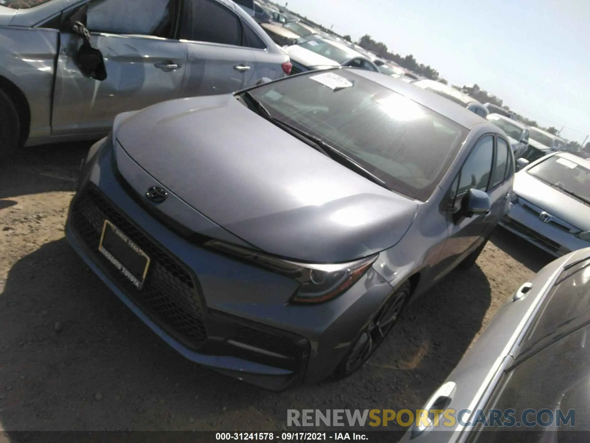 2 Photograph of a damaged car 5YFS4MCE2MP094857 TOYOTA COROLLA 2021