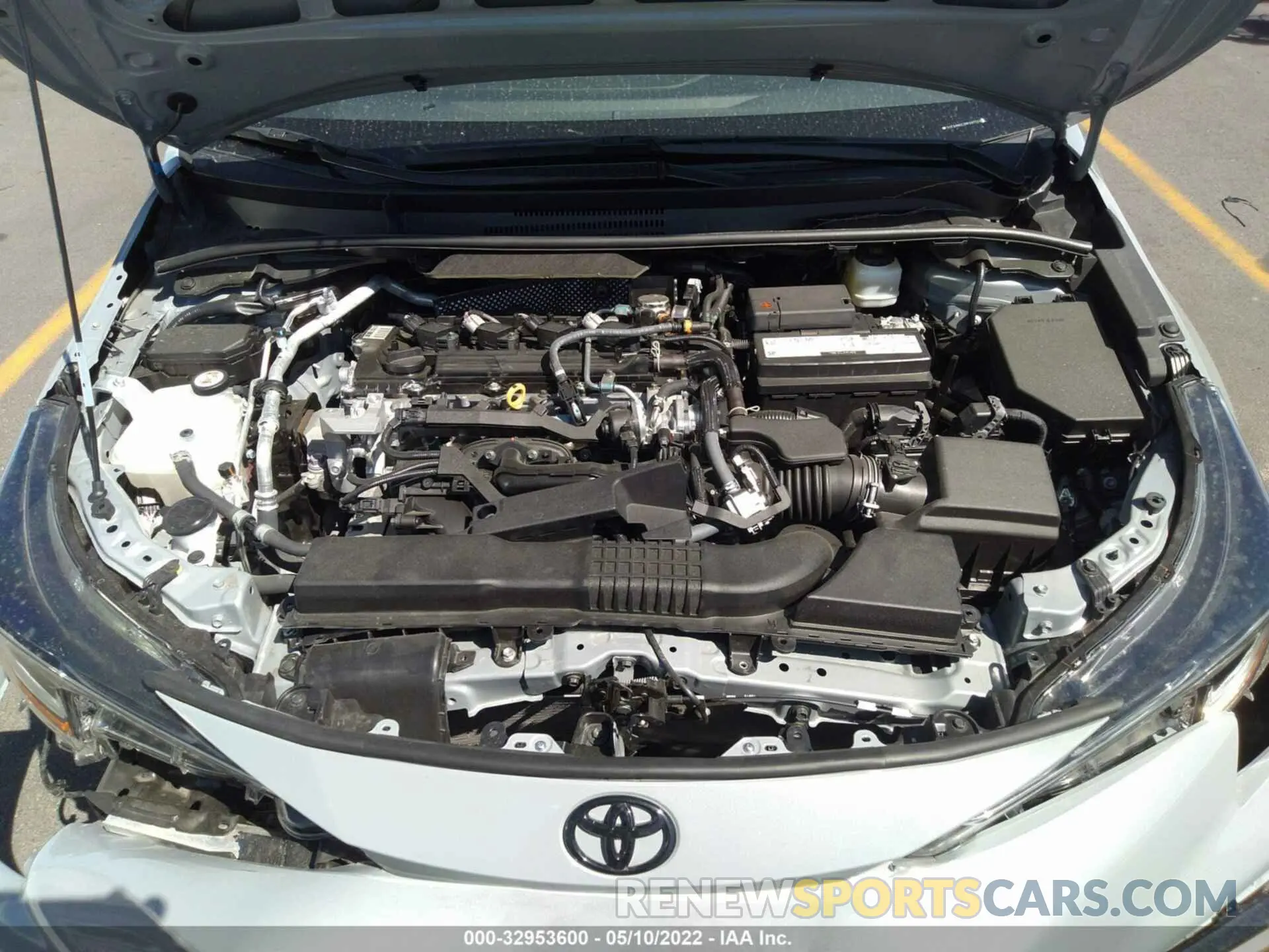 10 Photograph of a damaged car 5YFS4MCE2MP097774 TOYOTA COROLLA 2021