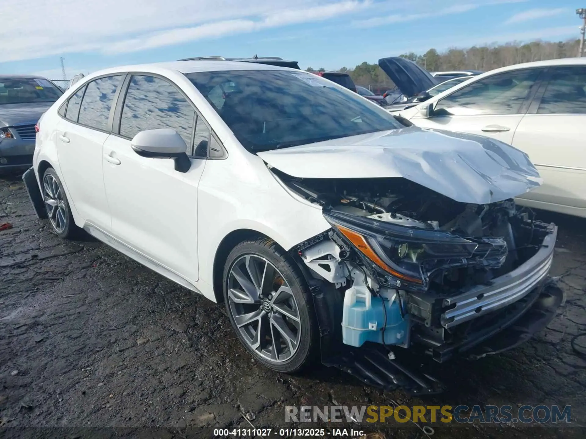 1 Photograph of a damaged car 5YFS4MCE3MP059499 TOYOTA COROLLA 2021