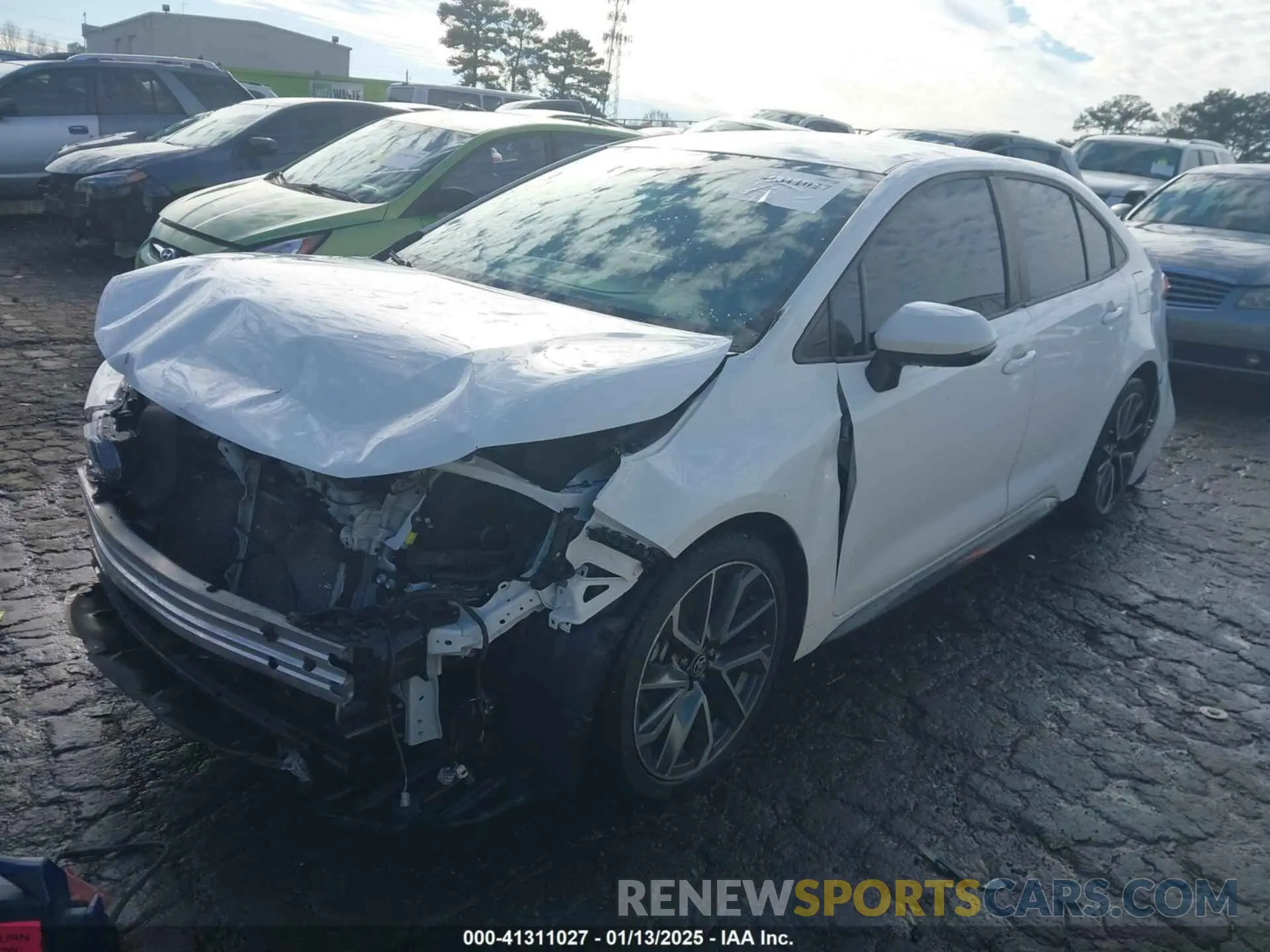 2 Photograph of a damaged car 5YFS4MCE3MP059499 TOYOTA COROLLA 2021