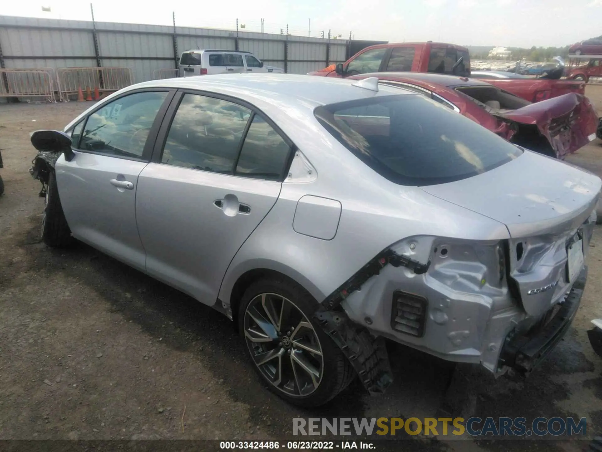 3 Фотография поврежденного автомобиля 5YFS4MCE3MP063200 TOYOTA COROLLA 2021