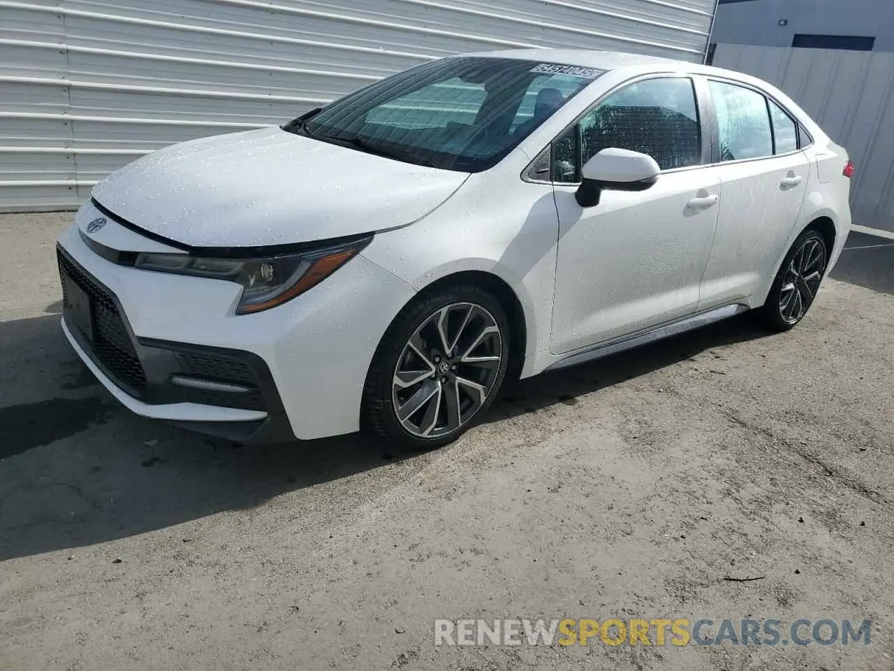 1 Photograph of a damaged car 5YFS4MCE3MP072639 TOYOTA COROLLA 2021
