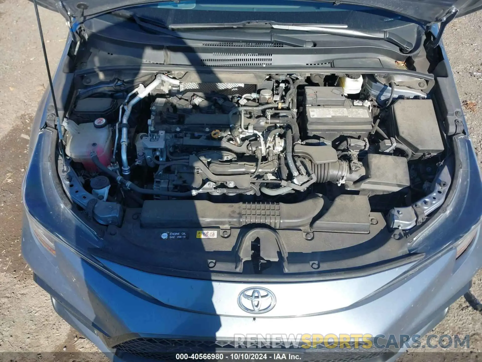 10 Photograph of a damaged car 5YFS4MCE3MP092423 TOYOTA COROLLA 2021