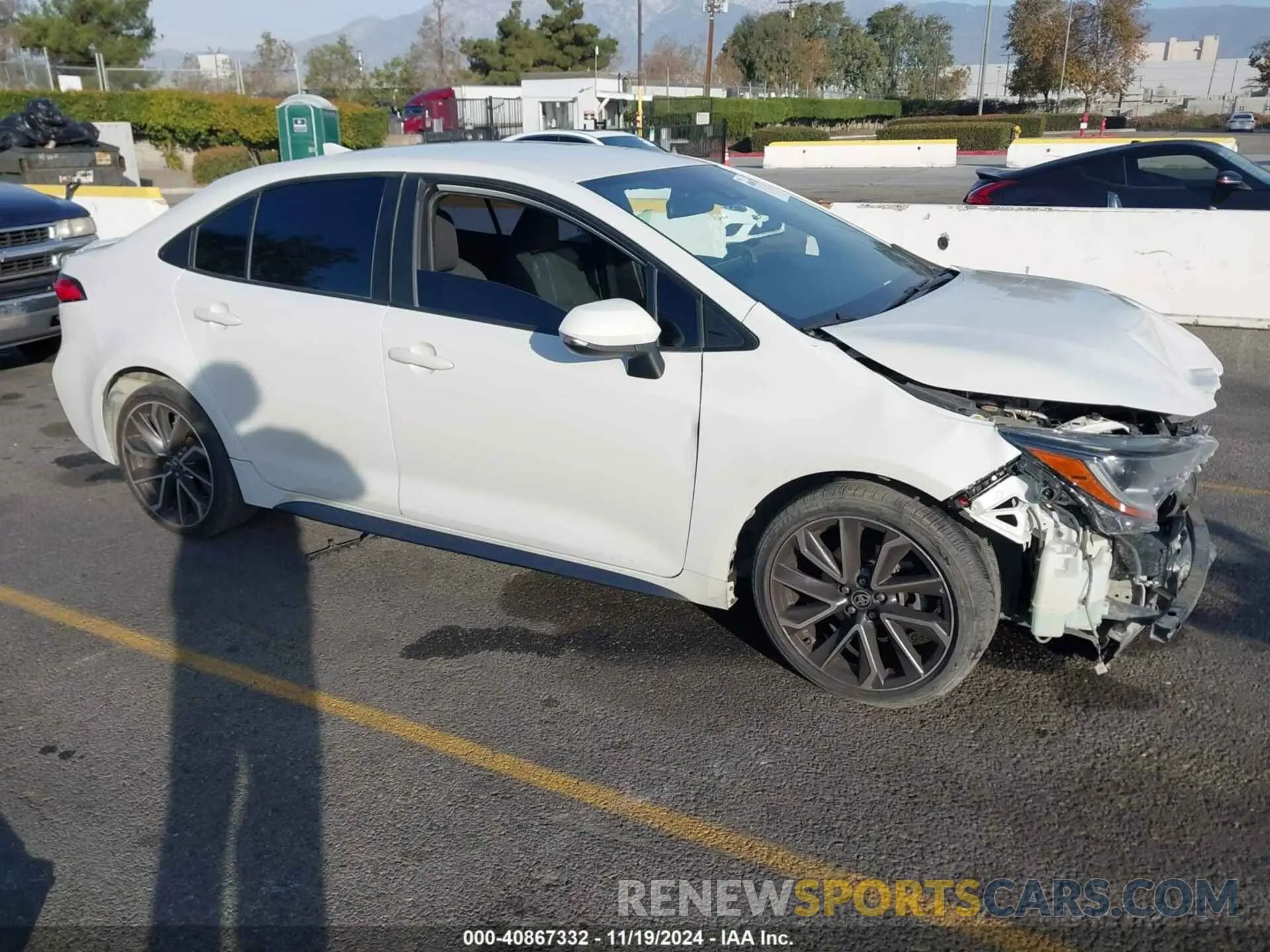 1 Фотография поврежденного автомобиля 5YFS4MCE3MP093653 TOYOTA COROLLA 2021
