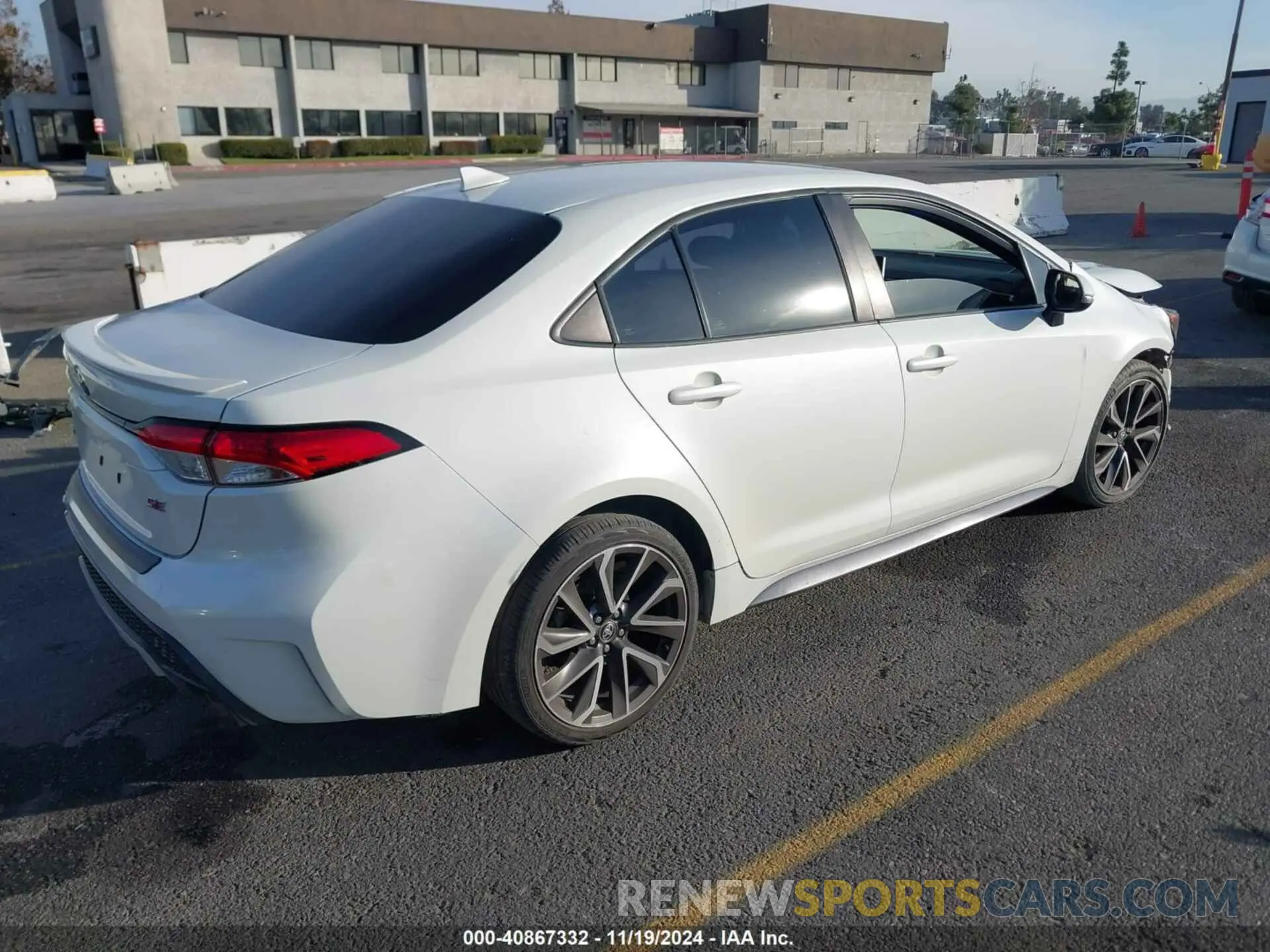 4 Фотография поврежденного автомобиля 5YFS4MCE3MP093653 TOYOTA COROLLA 2021