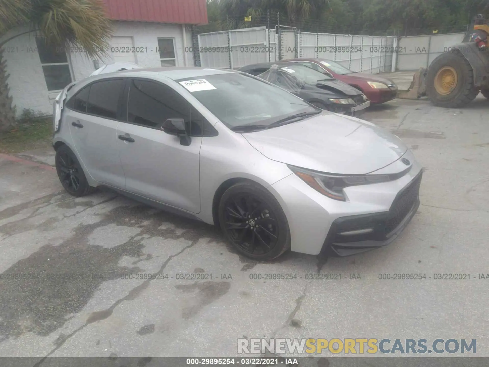 1 Photograph of a damaged car 5YFS4MCE4MP057776 TOYOTA COROLLA 2021
