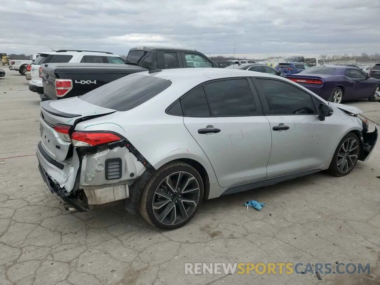 3 Фотография поврежденного автомобиля 5YFS4MCE4MP060001 TOYOTA COROLLA 2021