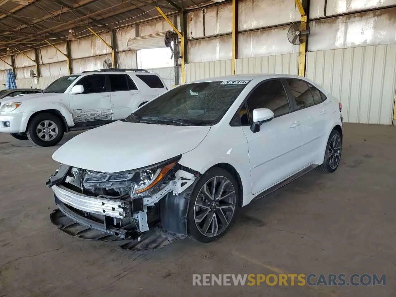 1 Photograph of a damaged car 5YFS4MCE4MP061830 TOYOTA COROLLA 2021