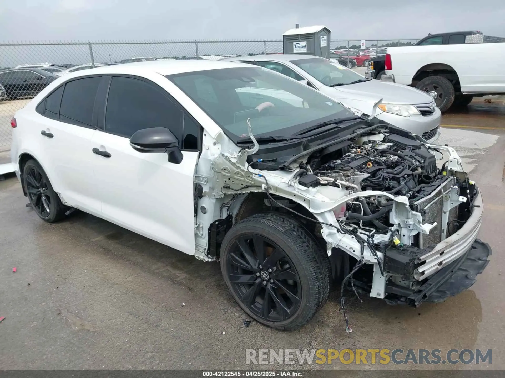 1 Photograph of a damaged car 5YFS4MCE4MP073282 TOYOTA COROLLA 2021