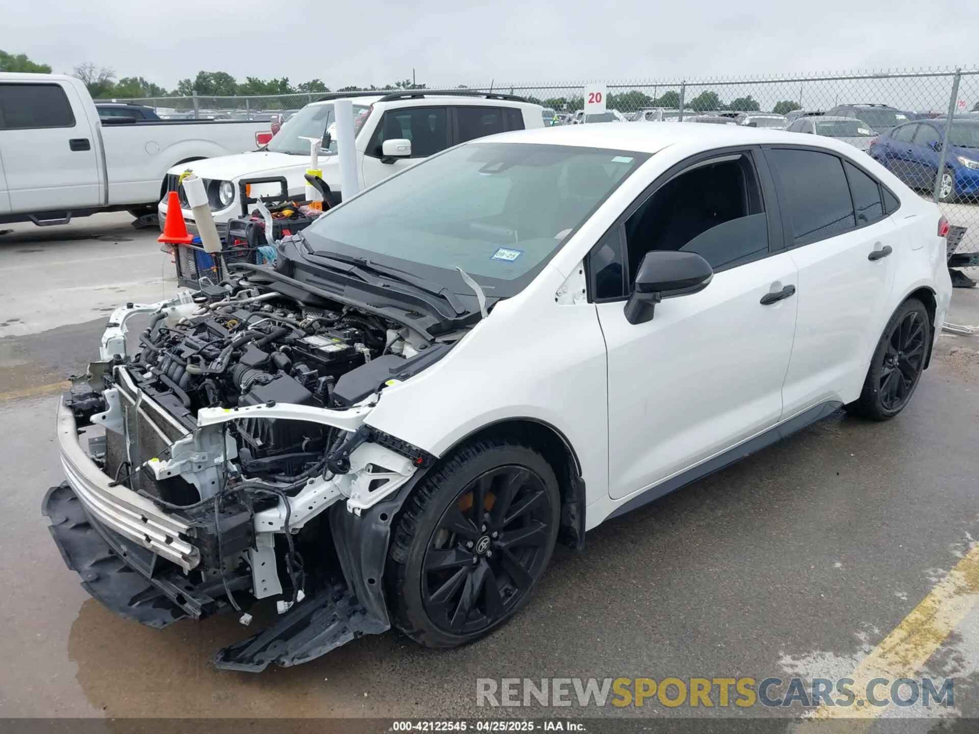 2 Photograph of a damaged car 5YFS4MCE4MP073282 TOYOTA COROLLA 2021