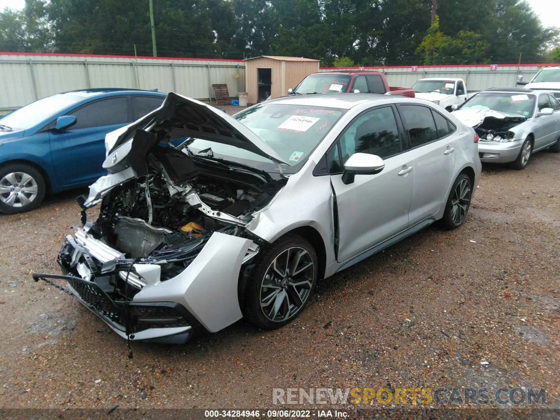 2 Фотография поврежденного автомобиля 5YFS4MCE4MP073783 TOYOTA COROLLA 2021