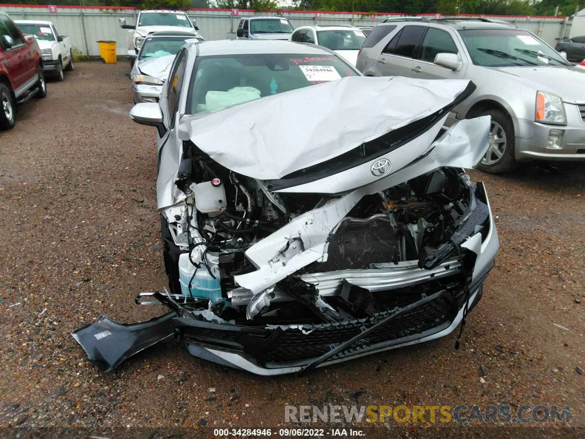6 Фотография поврежденного автомобиля 5YFS4MCE4MP073783 TOYOTA COROLLA 2021