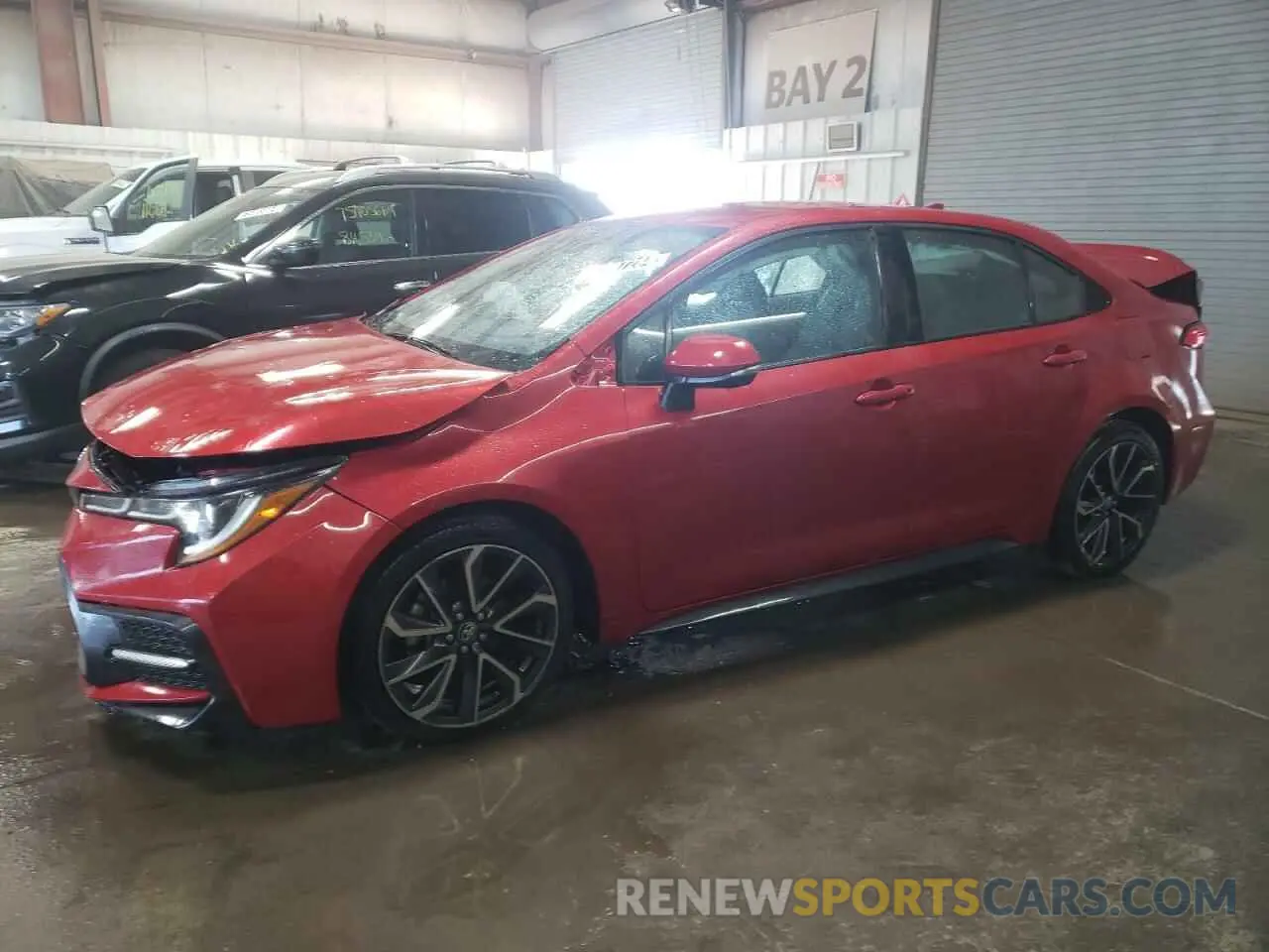 1 Photograph of a damaged car 5YFS4MCE4MP096741 TOYOTA COROLLA 2021