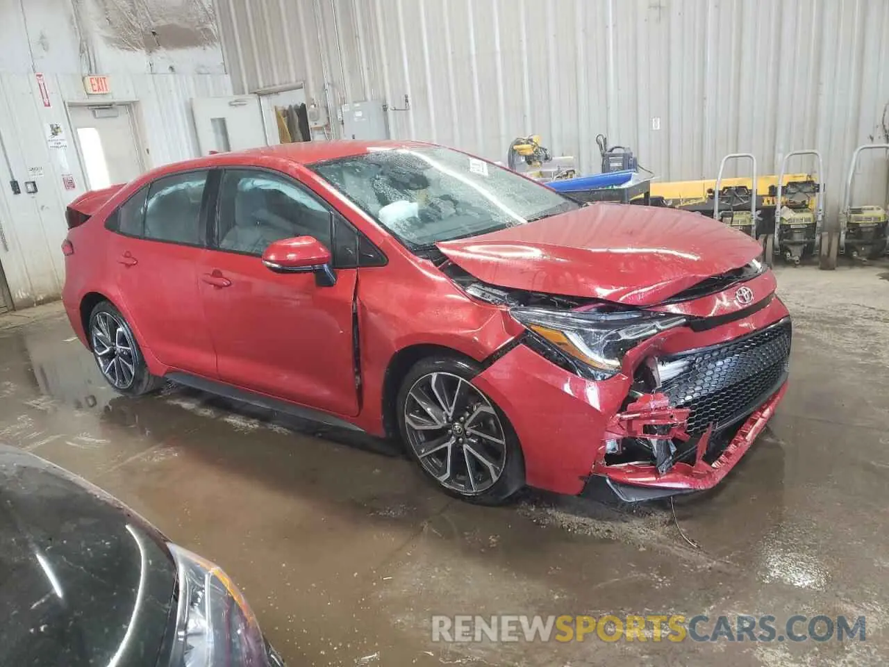 4 Photograph of a damaged car 5YFS4MCE4MP096741 TOYOTA COROLLA 2021