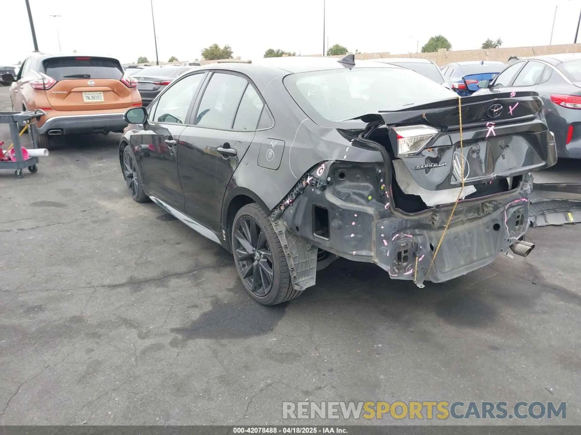 3 Фотография поврежденного автомобиля 5YFS4MCE5MP058029 TOYOTA COROLLA 2021