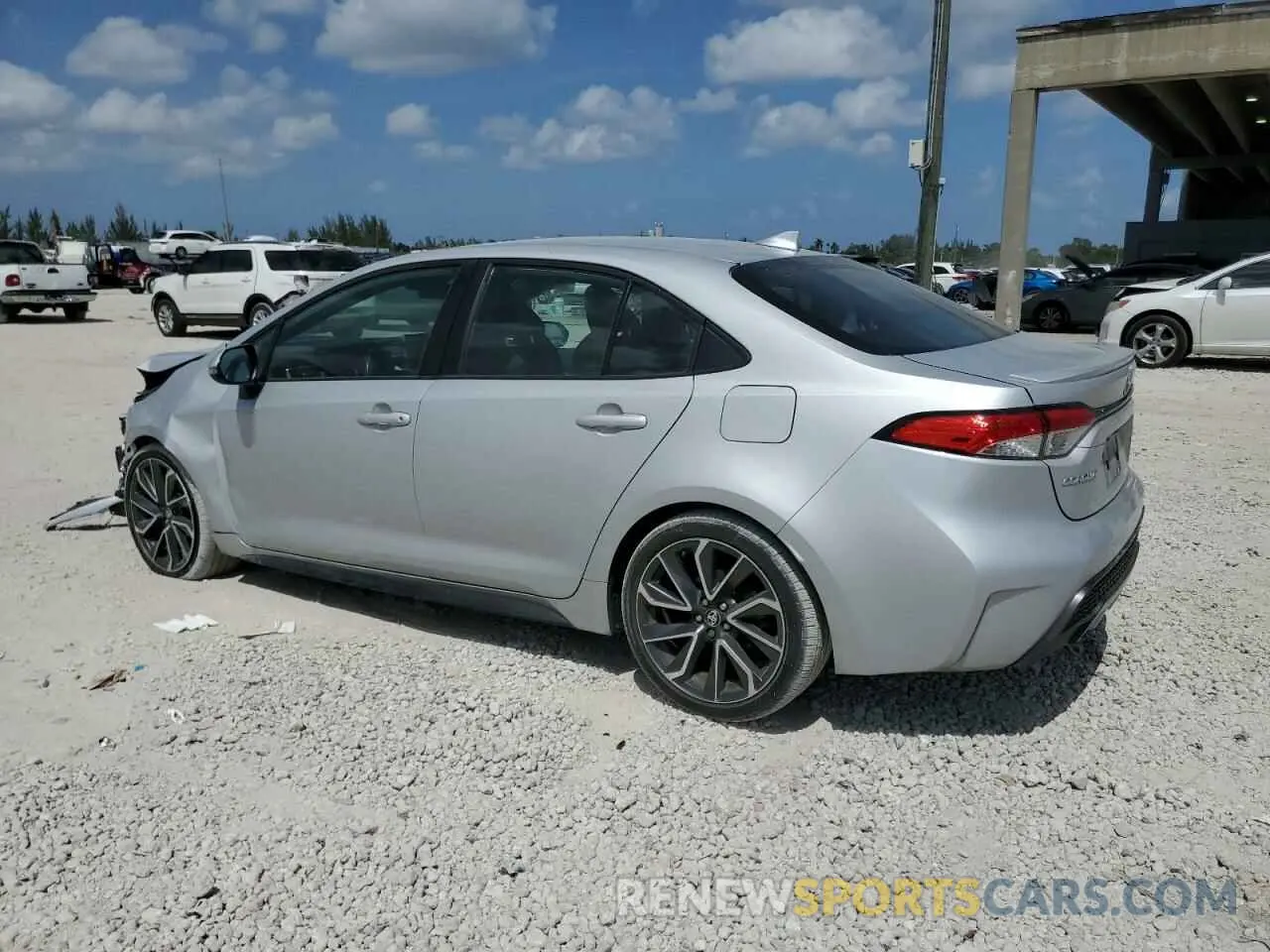 2 Фотография поврежденного автомобиля 5YFS4MCE5MP078362 TOYOTA COROLLA 2021