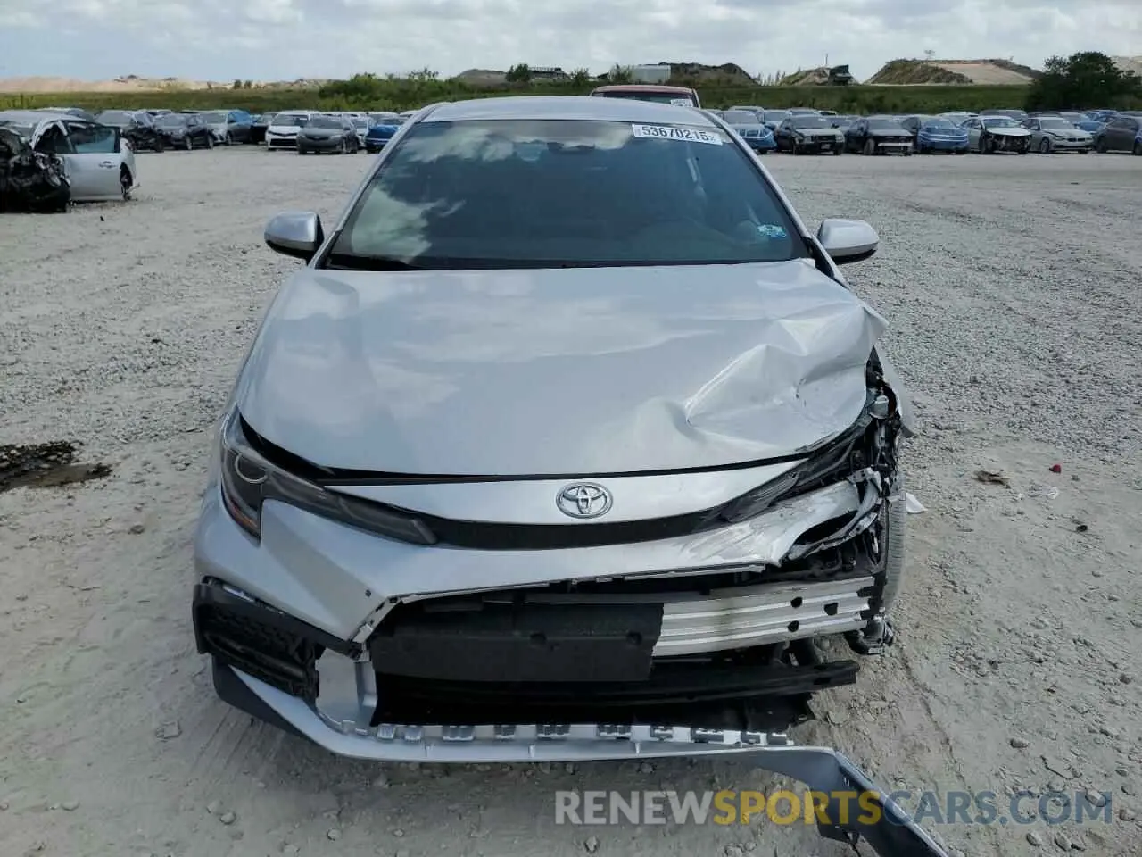 5 Фотография поврежденного автомобиля 5YFS4MCE5MP078362 TOYOTA COROLLA 2021