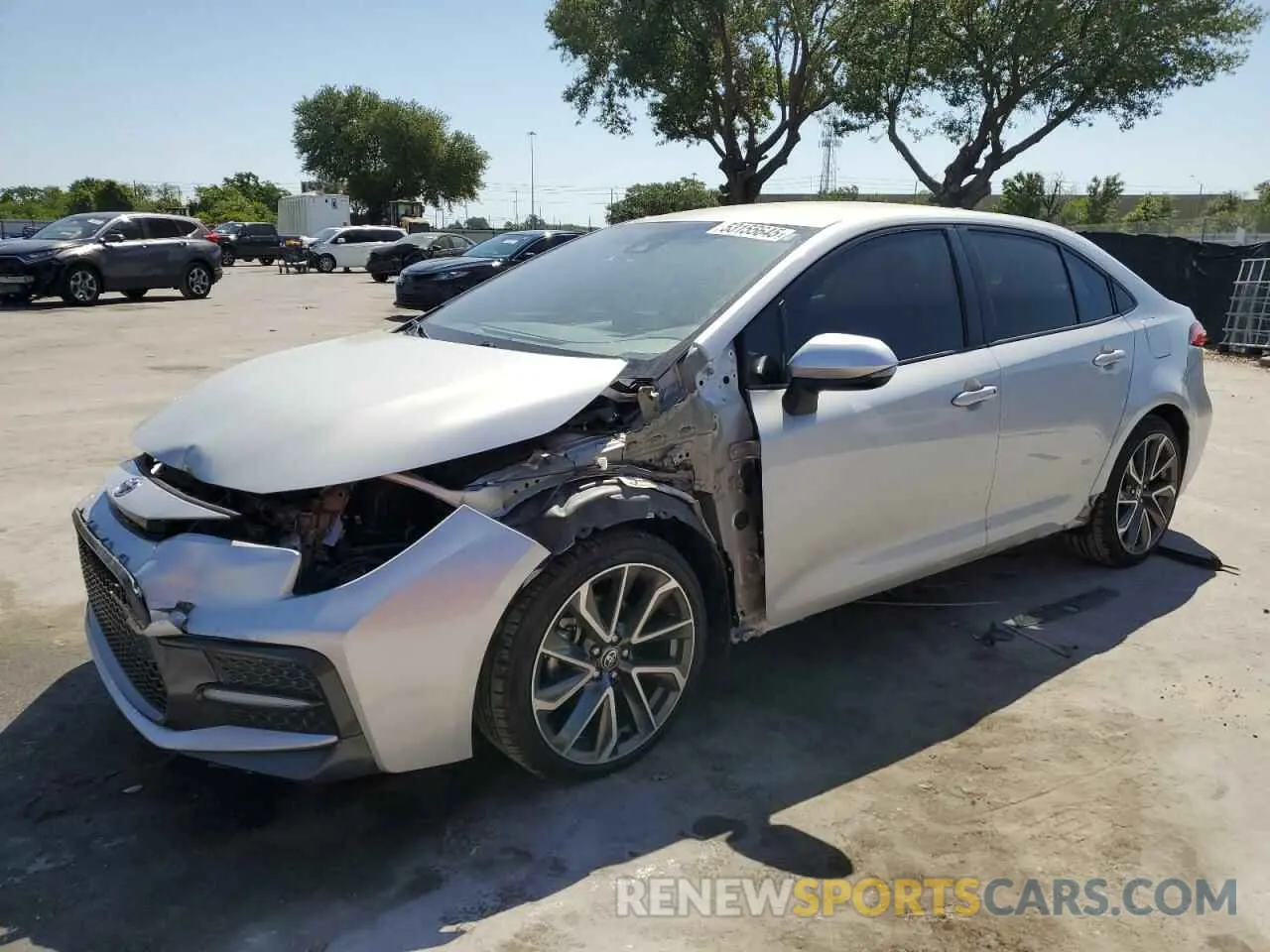 1 Photograph of a damaged car 5YFS4MCE5MP088924 TOYOTA COROLLA 2021