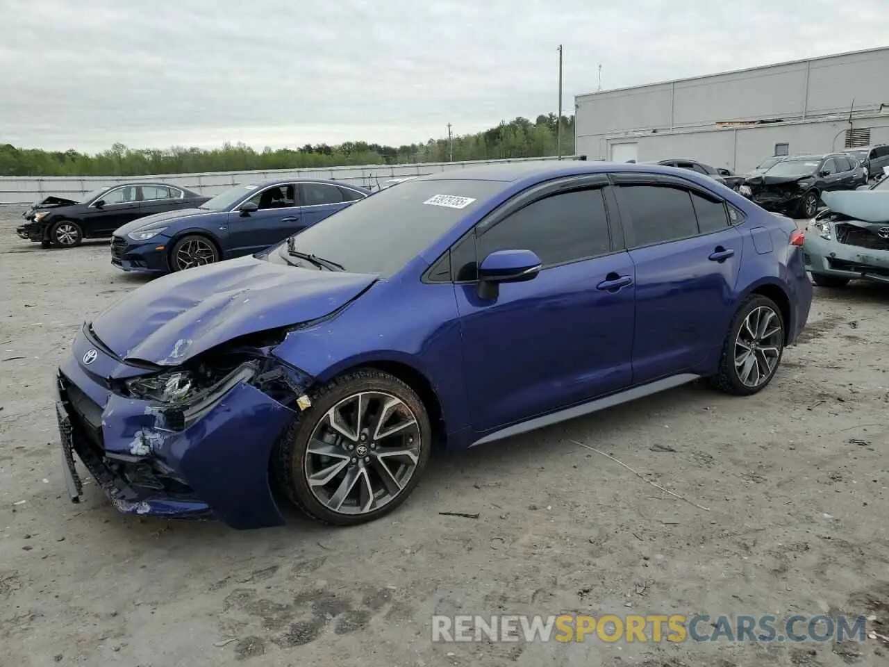 1 Photograph of a damaged car 5YFS4MCE6MP067872 TOYOTA COROLLA 2021