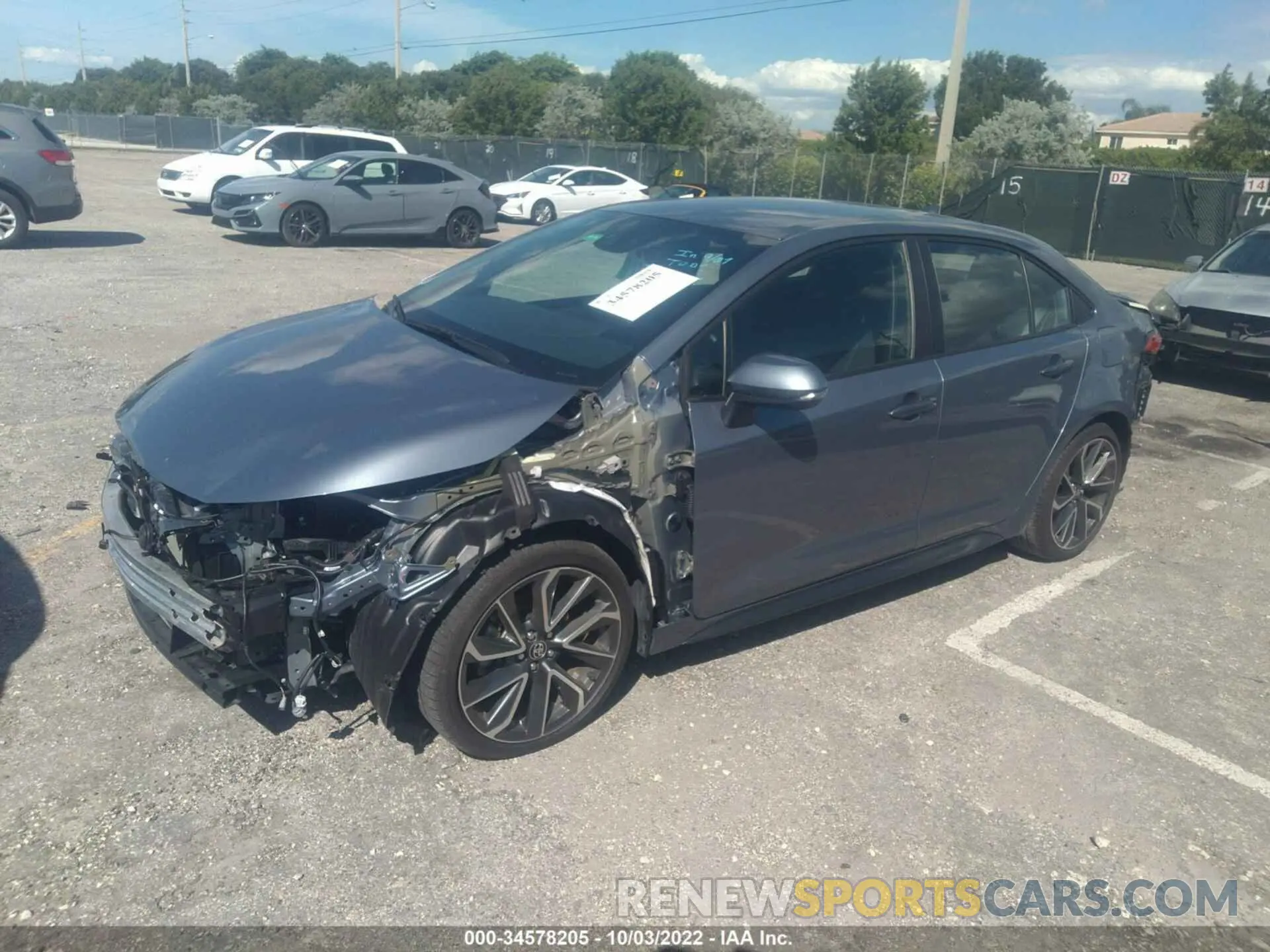 2 Фотография поврежденного автомобиля 5YFS4MCE6MP092982 TOYOTA COROLLA 2021