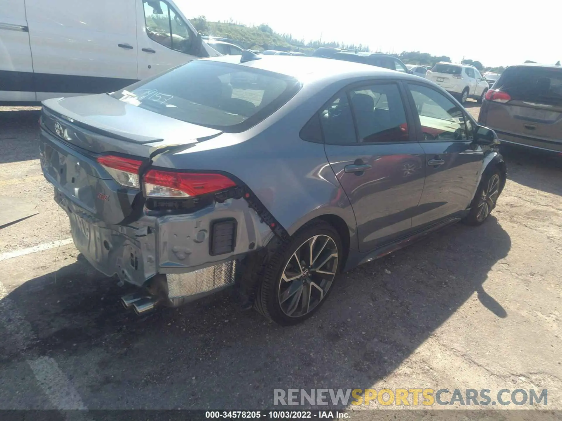 4 Фотография поврежденного автомобиля 5YFS4MCE6MP092982 TOYOTA COROLLA 2021