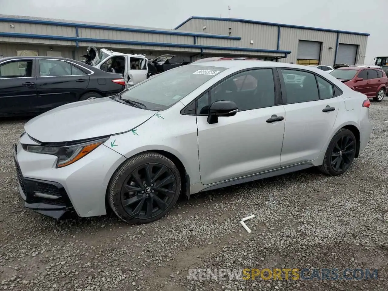 1 Photograph of a damaged car 5YFS4MCE7MP059263 TOYOTA COROLLA 2021