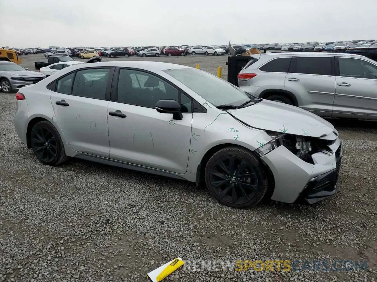 4 Photograph of a damaged car 5YFS4MCE7MP059263 TOYOTA COROLLA 2021
