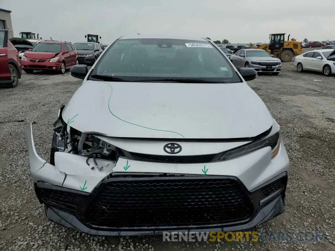 5 Photograph of a damaged car 5YFS4MCE7MP059263 TOYOTA COROLLA 2021