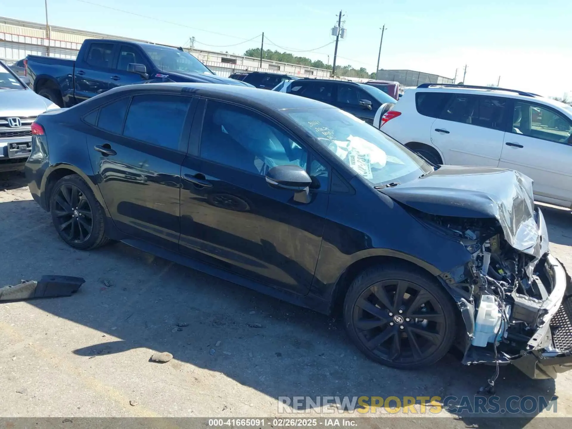 1 Photograph of a damaged car 5YFS4MCE7MP064608 TOYOTA COROLLA 2021
