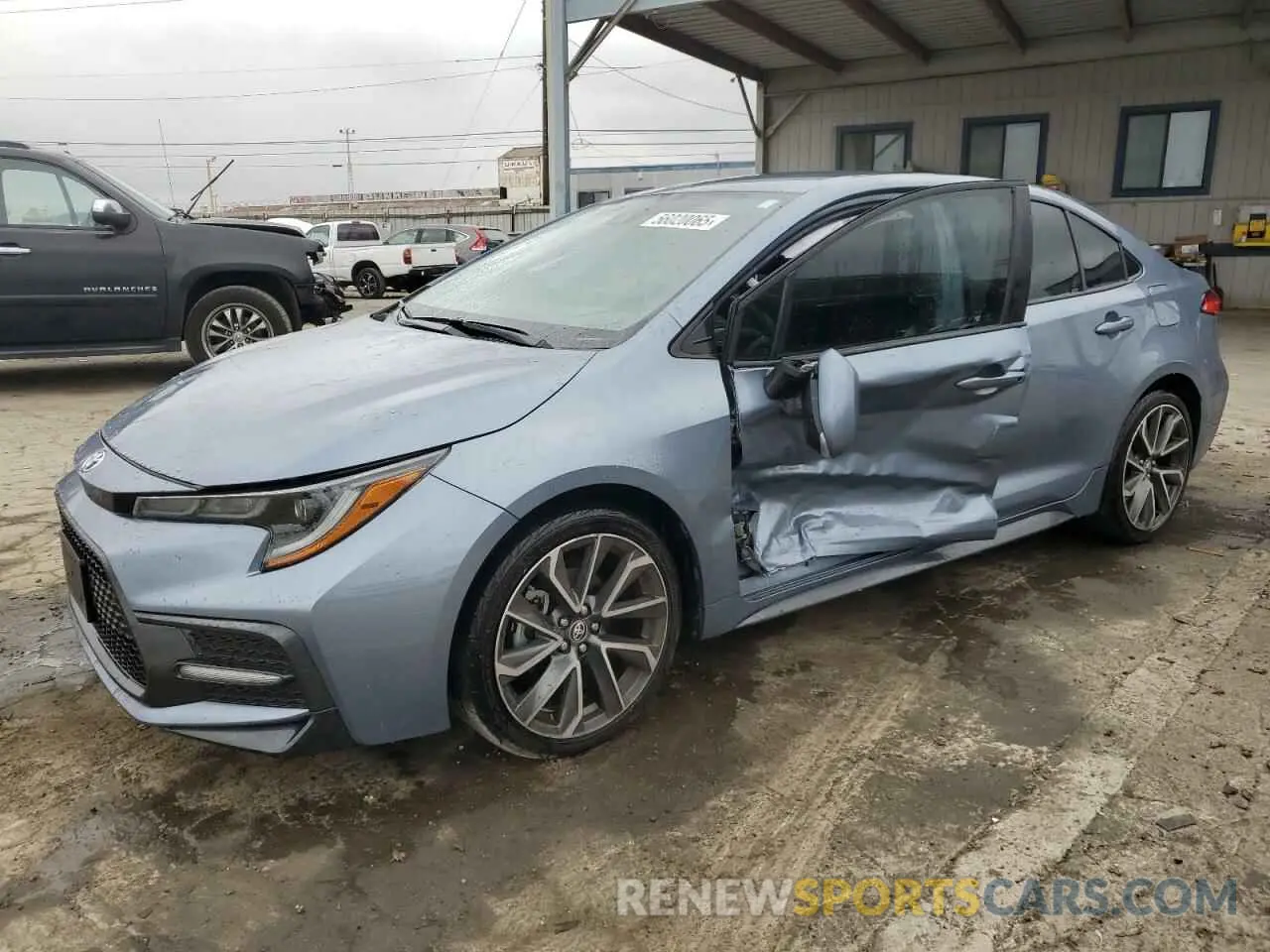 1 Photograph of a damaged car 5YFS4MCE7MP068092 TOYOTA COROLLA 2021