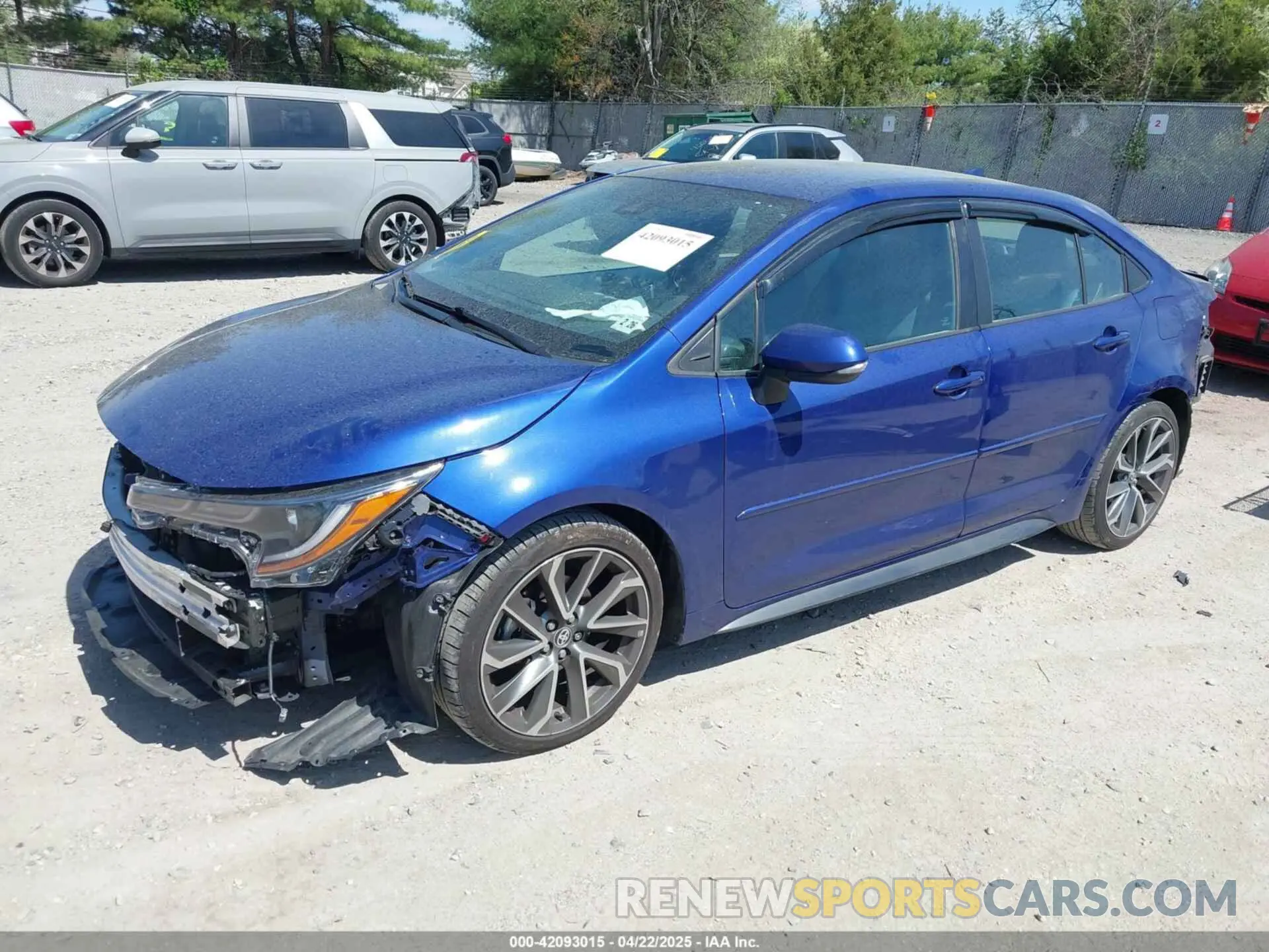 2 Photograph of a damaged car 5YFS4MCE7MP073230 TOYOTA COROLLA 2021