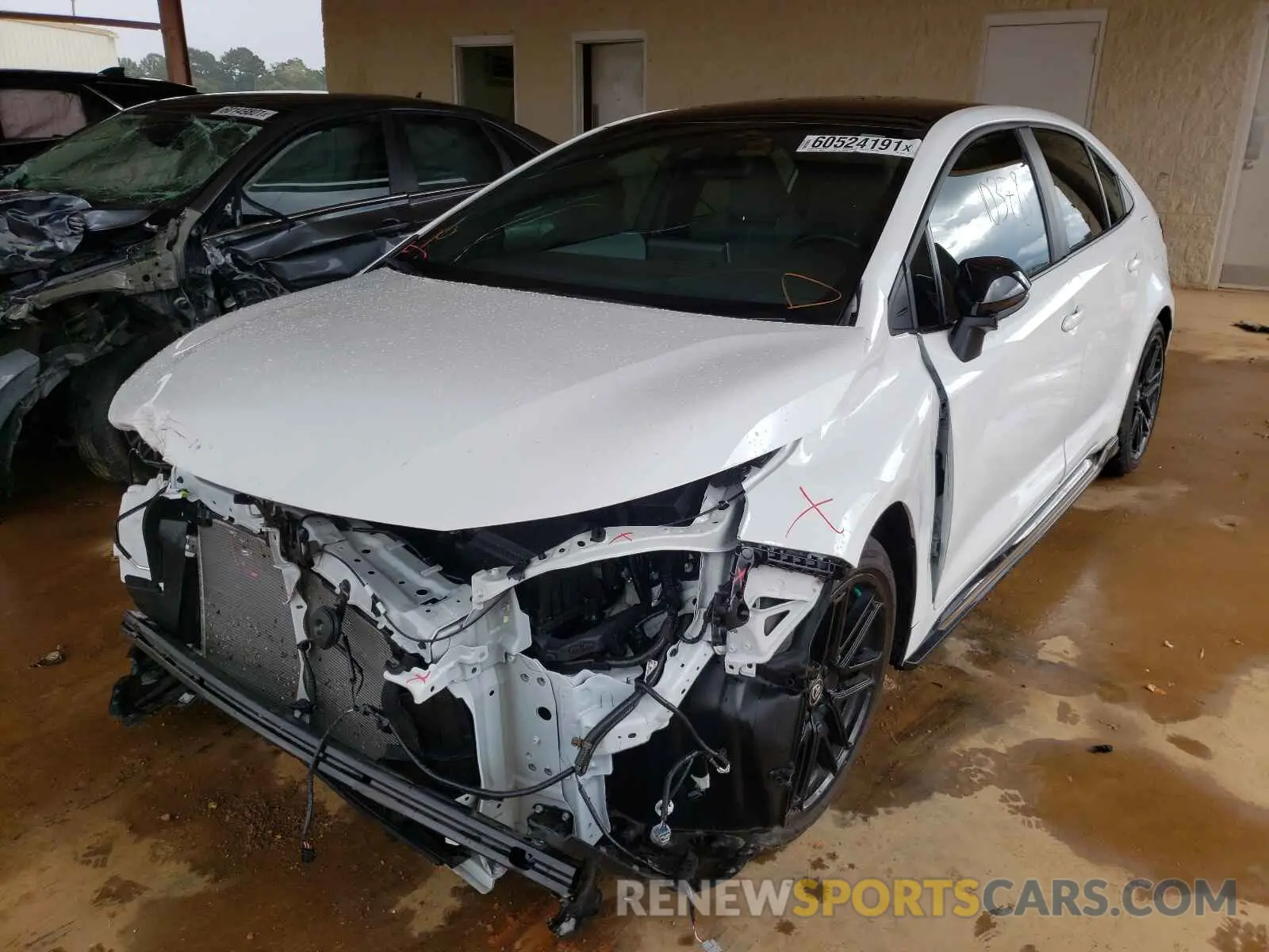 2 Photograph of a damaged car 5YFS4MCE7MP076385 TOYOTA COROLLA 2021