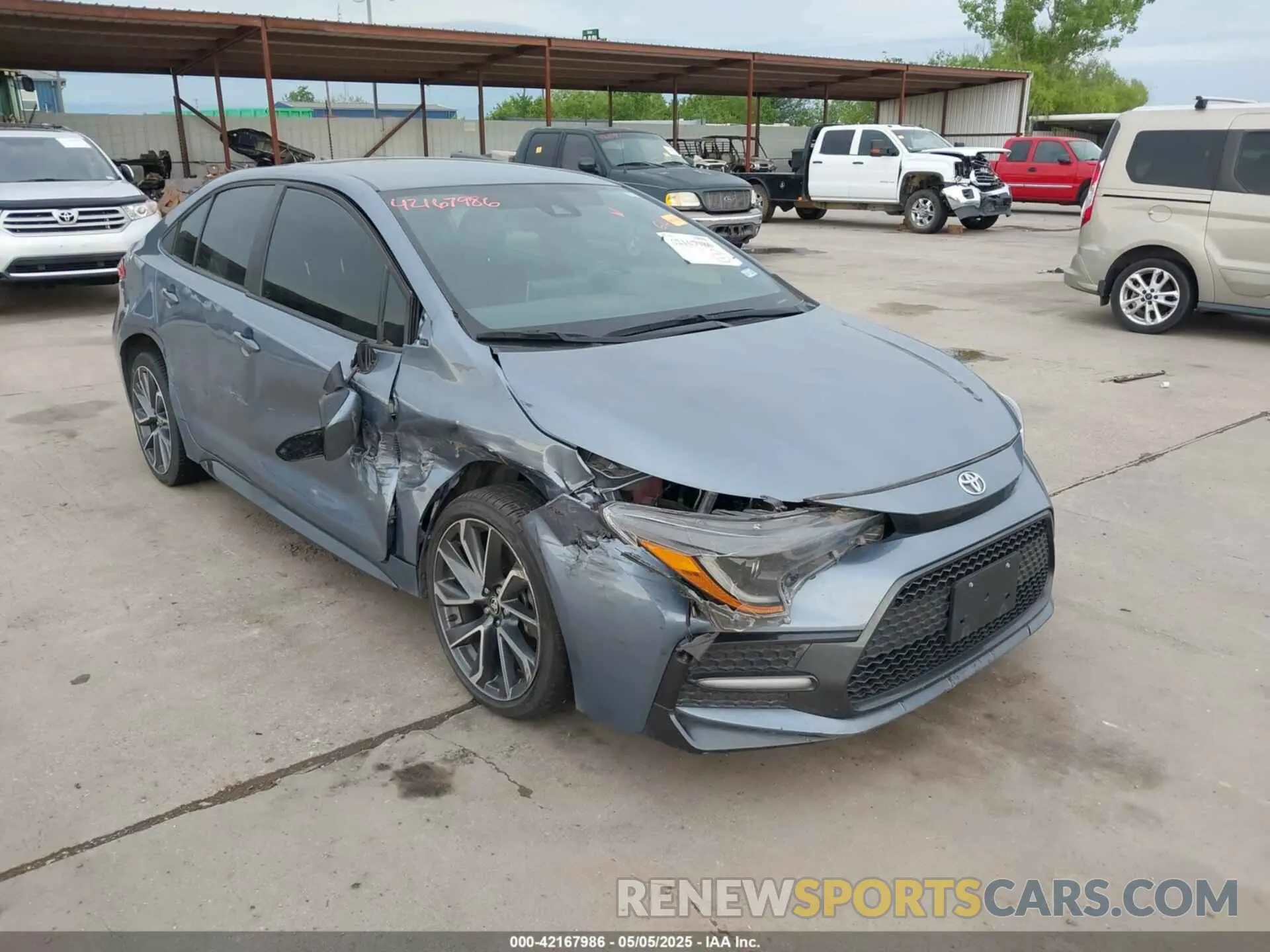 1 Фотография поврежденного автомобиля 5YFS4MCE7MP084258 TOYOTA COROLLA 2021