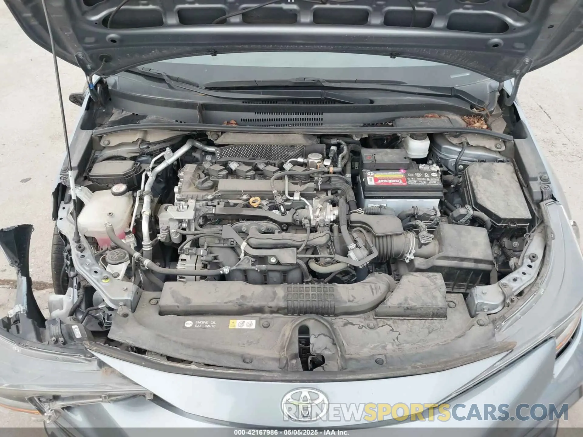 10 Фотография поврежденного автомобиля 5YFS4MCE7MP084258 TOYOTA COROLLA 2021