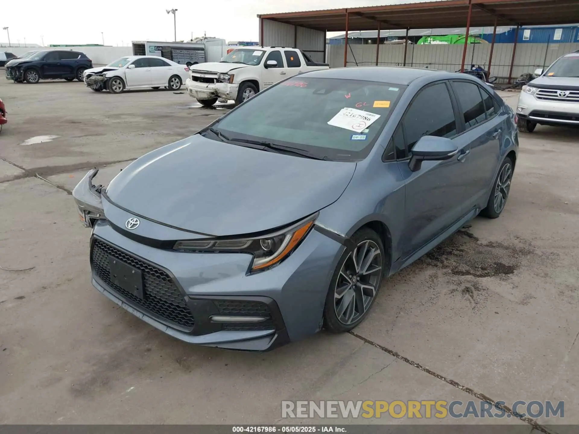 2 Фотография поврежденного автомобиля 5YFS4MCE7MP084258 TOYOTA COROLLA 2021