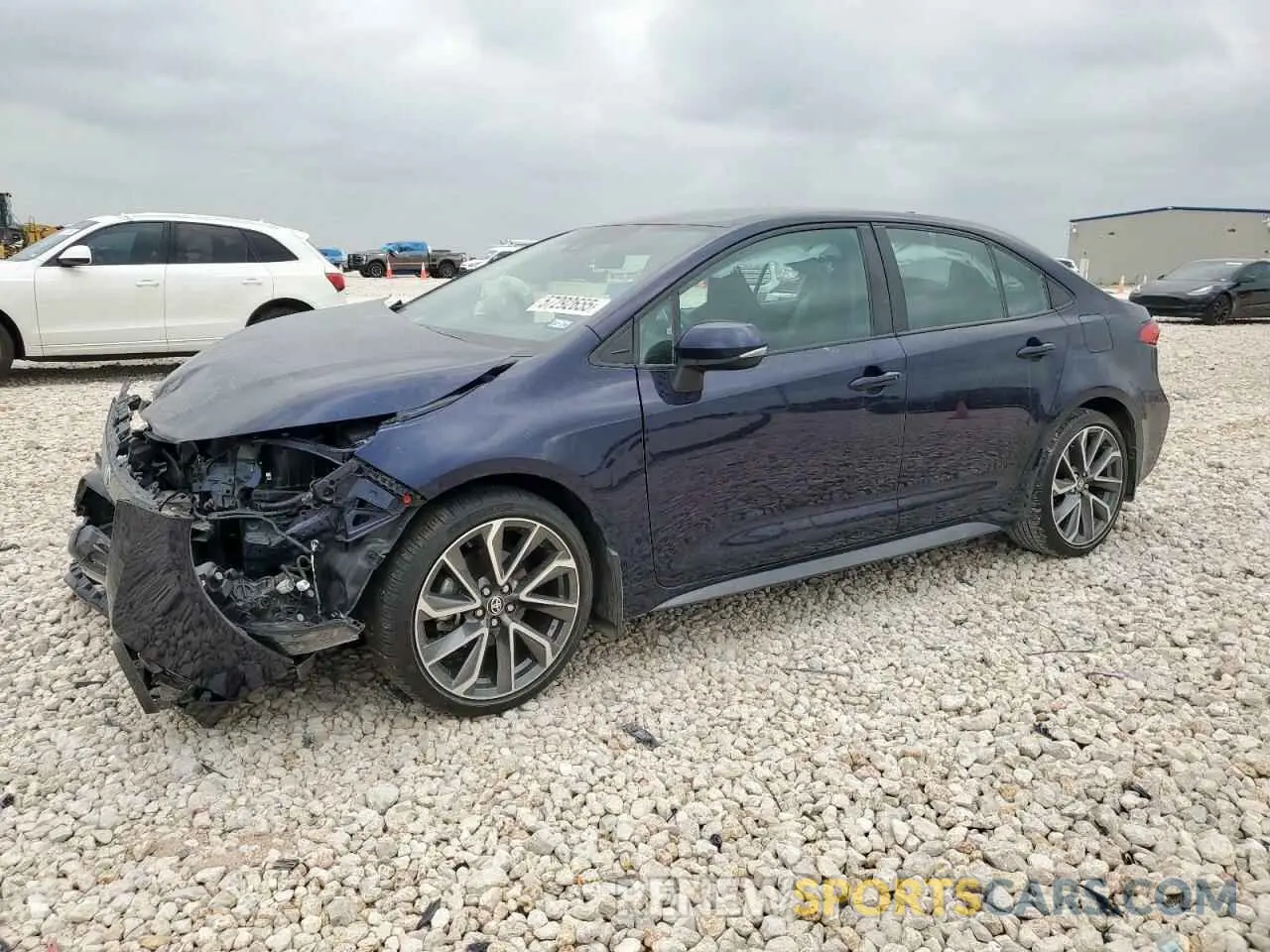 1 Photograph of a damaged car 5YFS4MCE8MP072328 TOYOTA COROLLA 2021