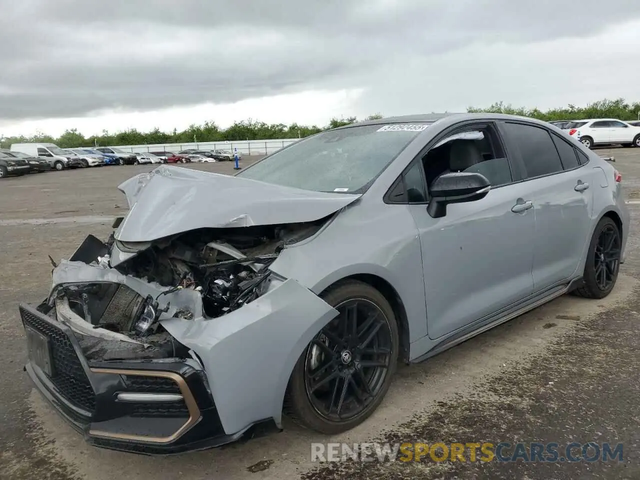 1 Photograph of a damaged car 5YFS4MCE8MP083250 TOYOTA COROLLA 2021