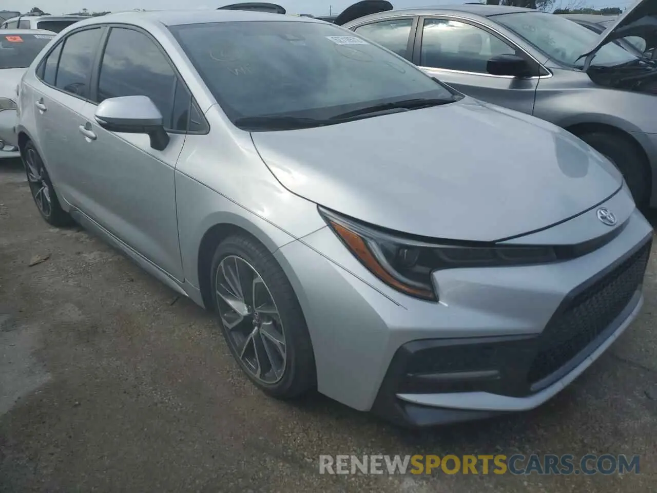 1 Photograph of a damaged car 5YFS4MCE9MP062147 TOYOTA COROLLA 2021